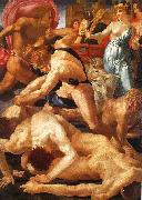 Rosso Fiorentino Moses Defending the Daughters of Jethro Spain oil painting artist